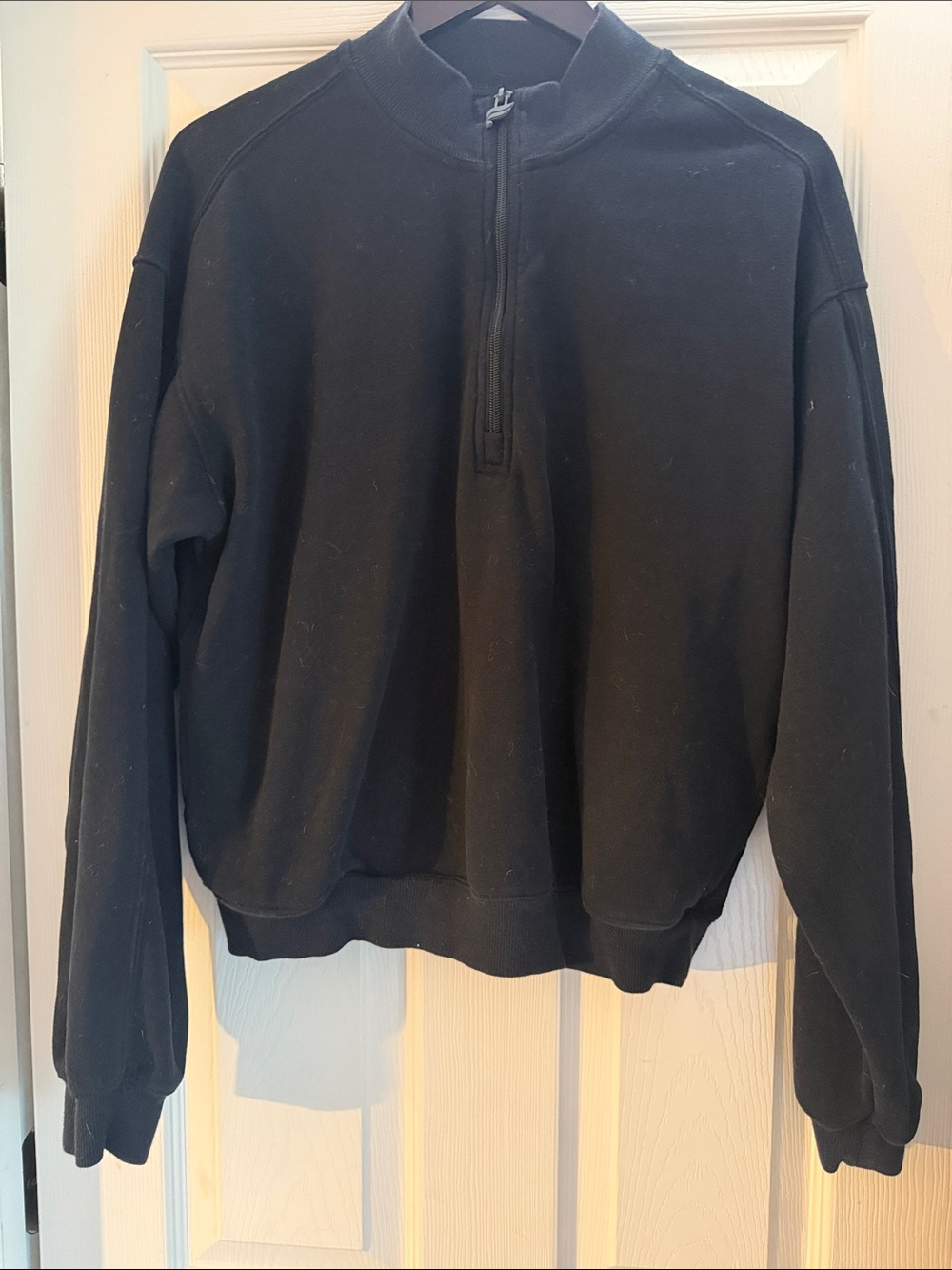 Fabletics Women’s Black Half-Zip Sweater
